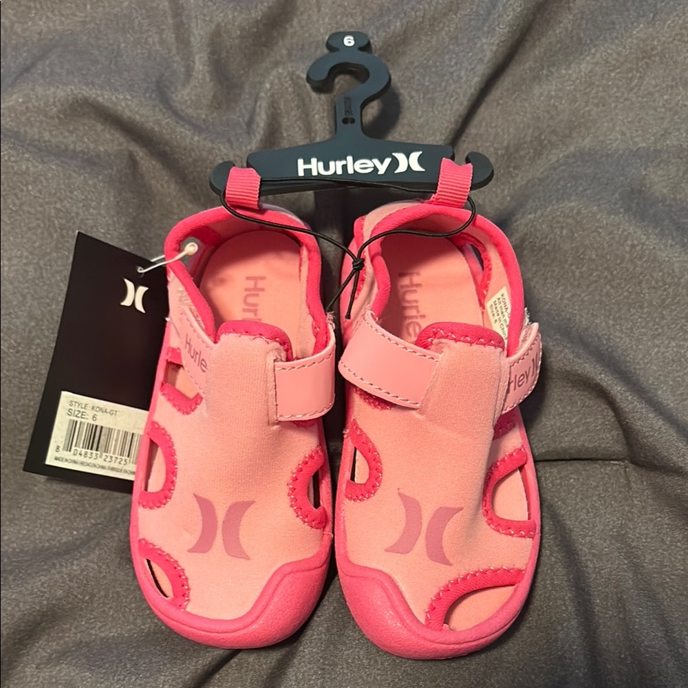 NWT | Hurley Pink Water Sandals | Toddler size 6